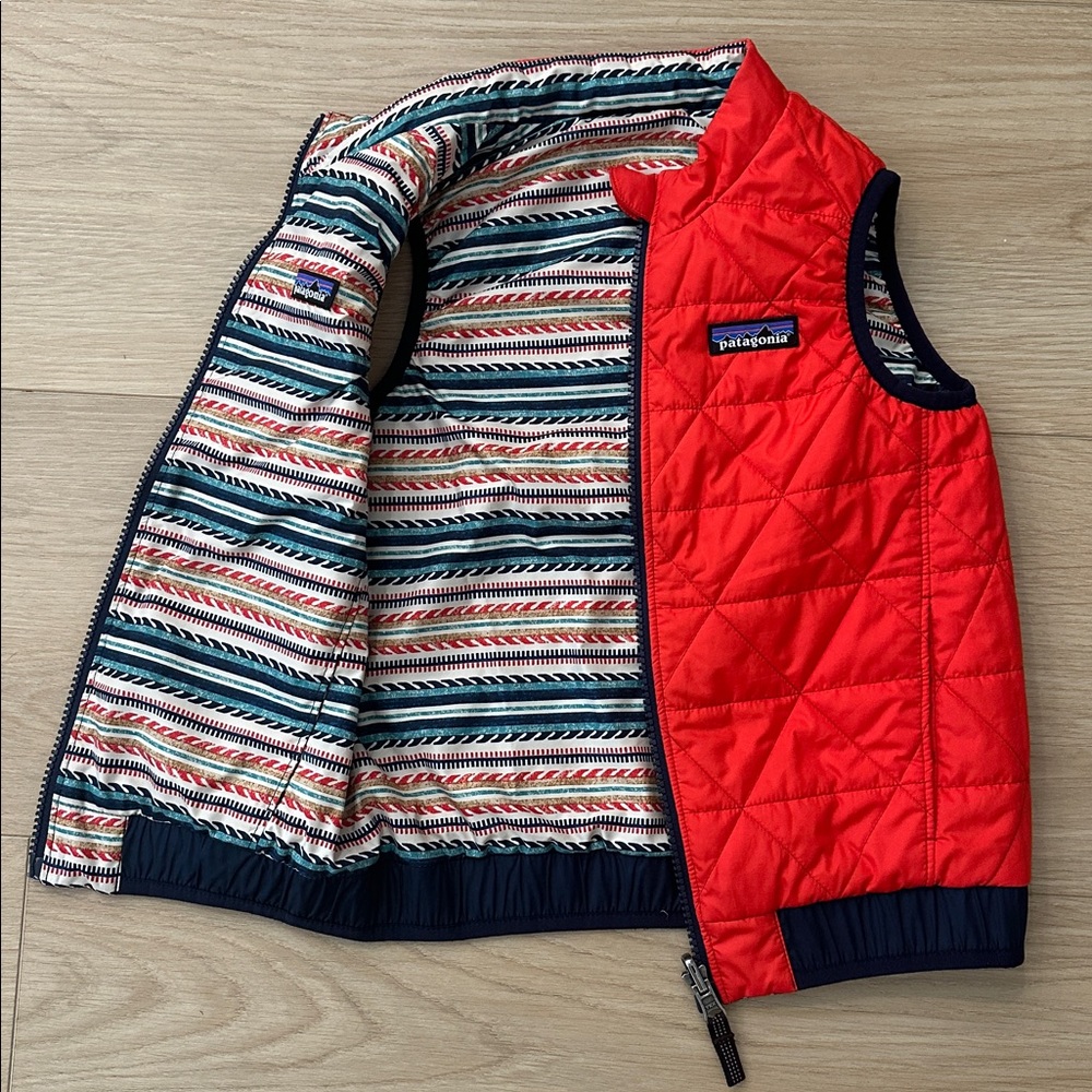 Patagonia Baby Reversible Puff-Ball Vest - 5T